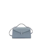 Valextra Iside Tin Top Handle Bag in Niagara Blue | Totes & Top-Handle Bags | Luxury Shoes 