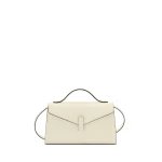 Valextra Iside Tin Top Handle Bag in Pergamena White | Totes & Top-Handle Bags | Luxury Shoes 