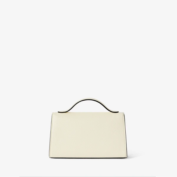 Valextra Iside Tin Top Handle Bag in Pergamena White | Totes & Top-Handle Bags | Luxury Shoes 