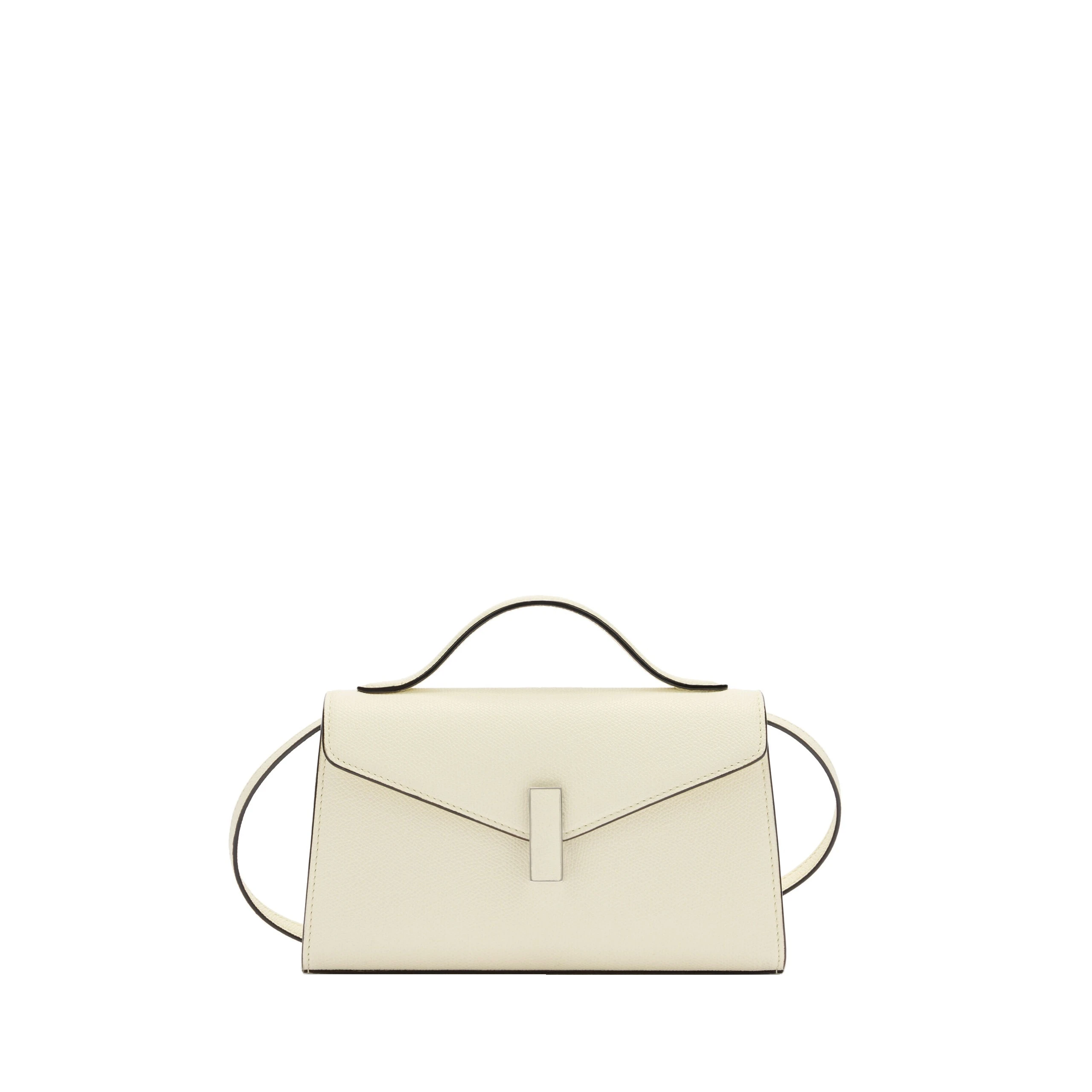 Valextra Iside Tin Top Handle Bag in Pergamena White Valextra Iside Tin Top Handle Bag in Pergamena White | Totes & Top-Handle Bags | Luxury Shoes