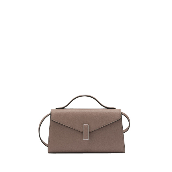 Valextra Iside Tin Top Handle Bag in Sahara Brown | Totes & Top-Handle Bags | Luxury Shoes 