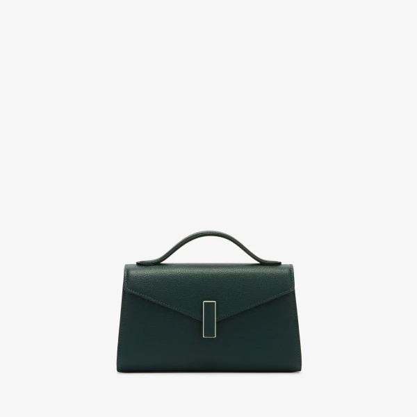 Valextra Iside Tin Top Handle Bag in Valextra Green | Totes & Top-Handle Bags | Luxury Shoes 