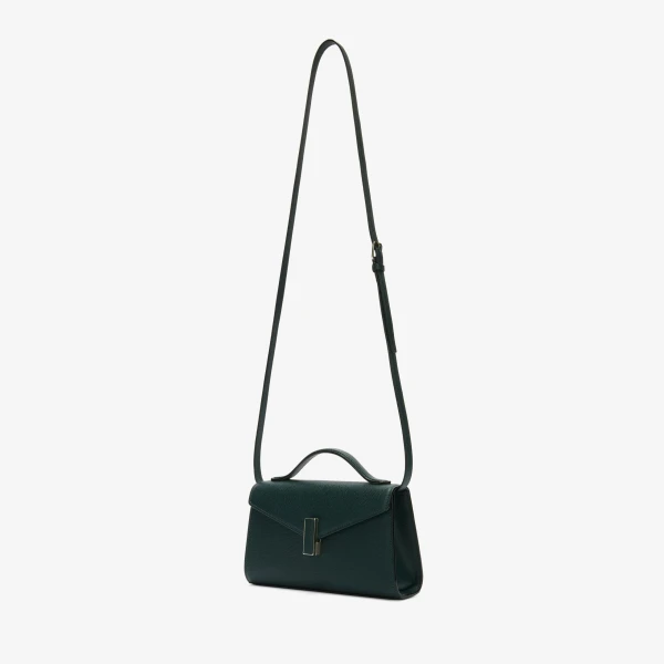 Valextra Iside Tin Top Handle Bag in Valextra Green | Totes & Top-Handle Bags | Luxury Shoes 