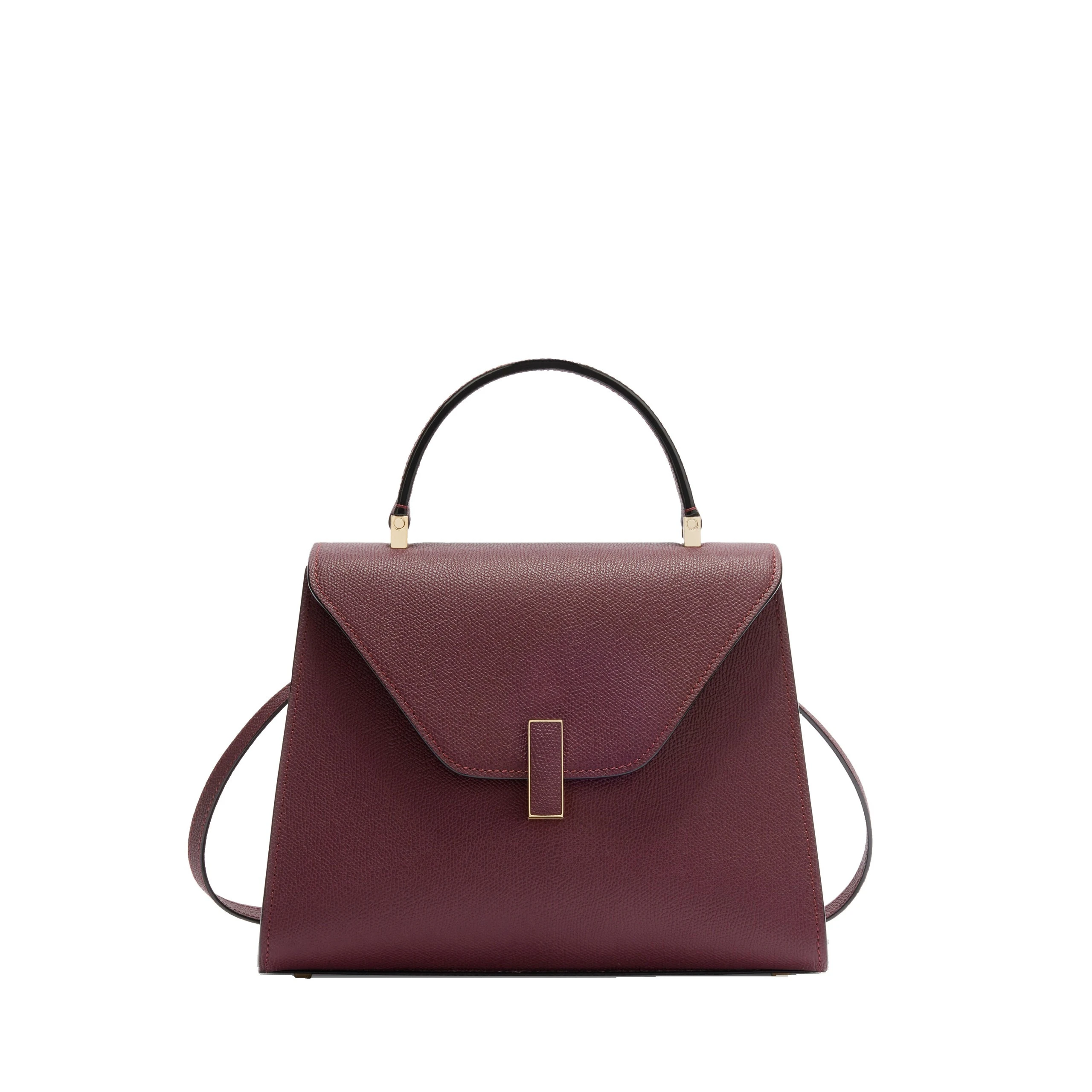 Valextra Iside Top Handle Medium Bag in Claret Red Valextra Iside Top Handle Medium Bag in Claret Red | Totes & Top-Handle Bags | Luxury Shoes