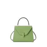Valextra Iside Top Handle Mini Bag in Aloe Green | Mini Bags | Luxury Shoes 