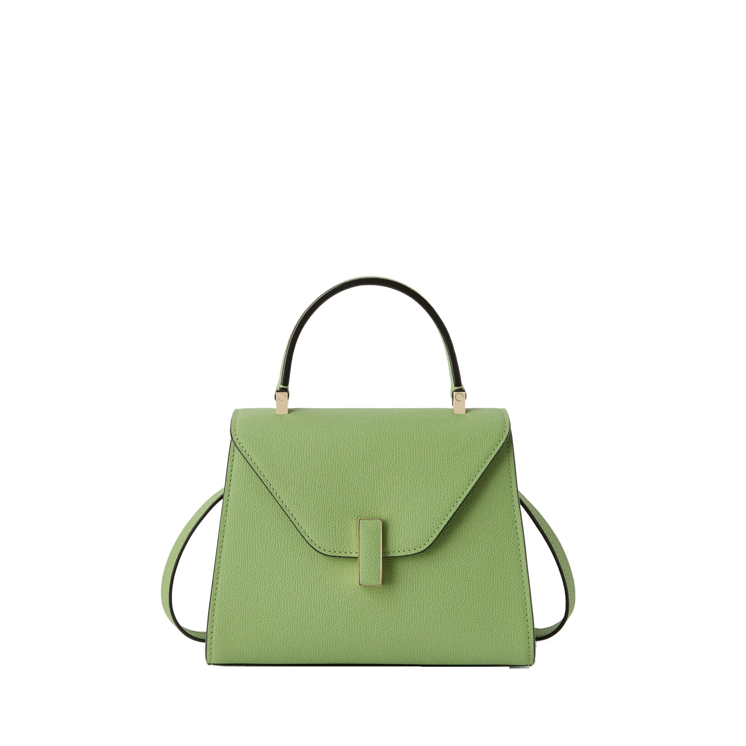 Valextra Iside Top Handle Mini Bag in Aloe Green Valextra Iside Top Handle Mini Bag in Aloe Green | Mini Bags | Luxury Shoes