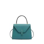 Valextra Iside Top Handle Mini Bag in Bottle Green | Mini Bags | Luxury Shoes 