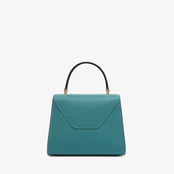 Valextra Iside Top Handle Mini Bag in Bottle Green | Mini Bags | Luxury Shoes 