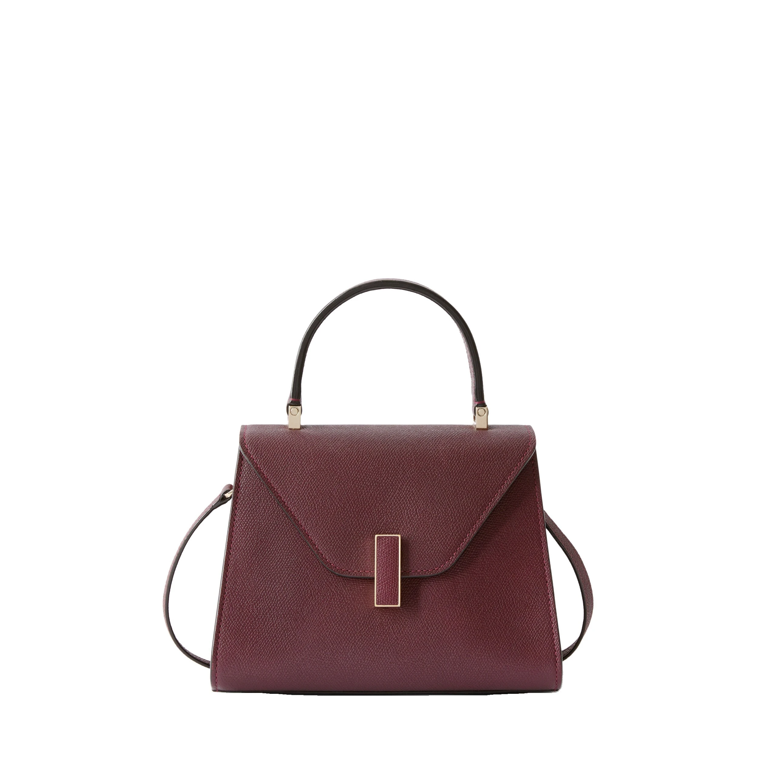 Valextra Iside Top Handle Mini Bag in Claret Red Valextra Iside Top Handle Mini Bag in Claret Red | Mini Bags | Luxury Shoes