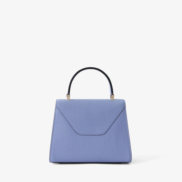 Valextra Iside Top Handle Mini Bag in Hydrangea Blue | Mini Bags | Luxury Shoes 