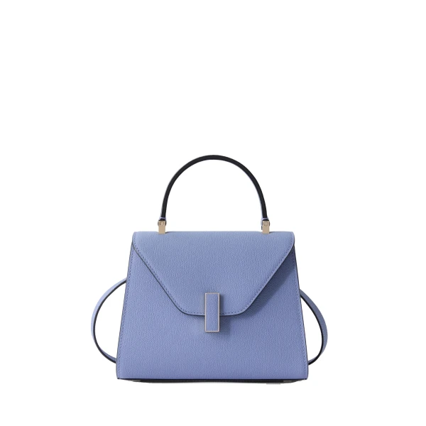 Iside Top Handle Mini Bag in Hydrangea Blue