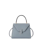 Valextra Iside Top Handle Mini Bag in Niagara Blue | Mini Bags | Luxury Shoes 