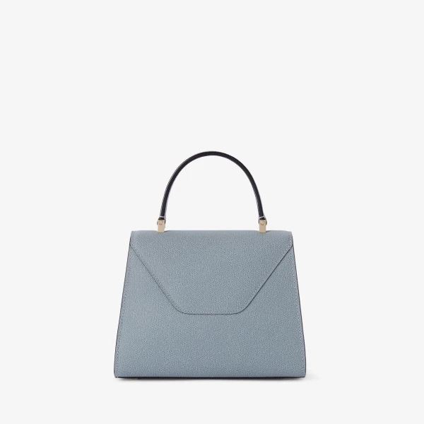 Valextra Iside Top Handle Mini Bag in Niagara Blue | Mini Bags | Luxury Shoes 