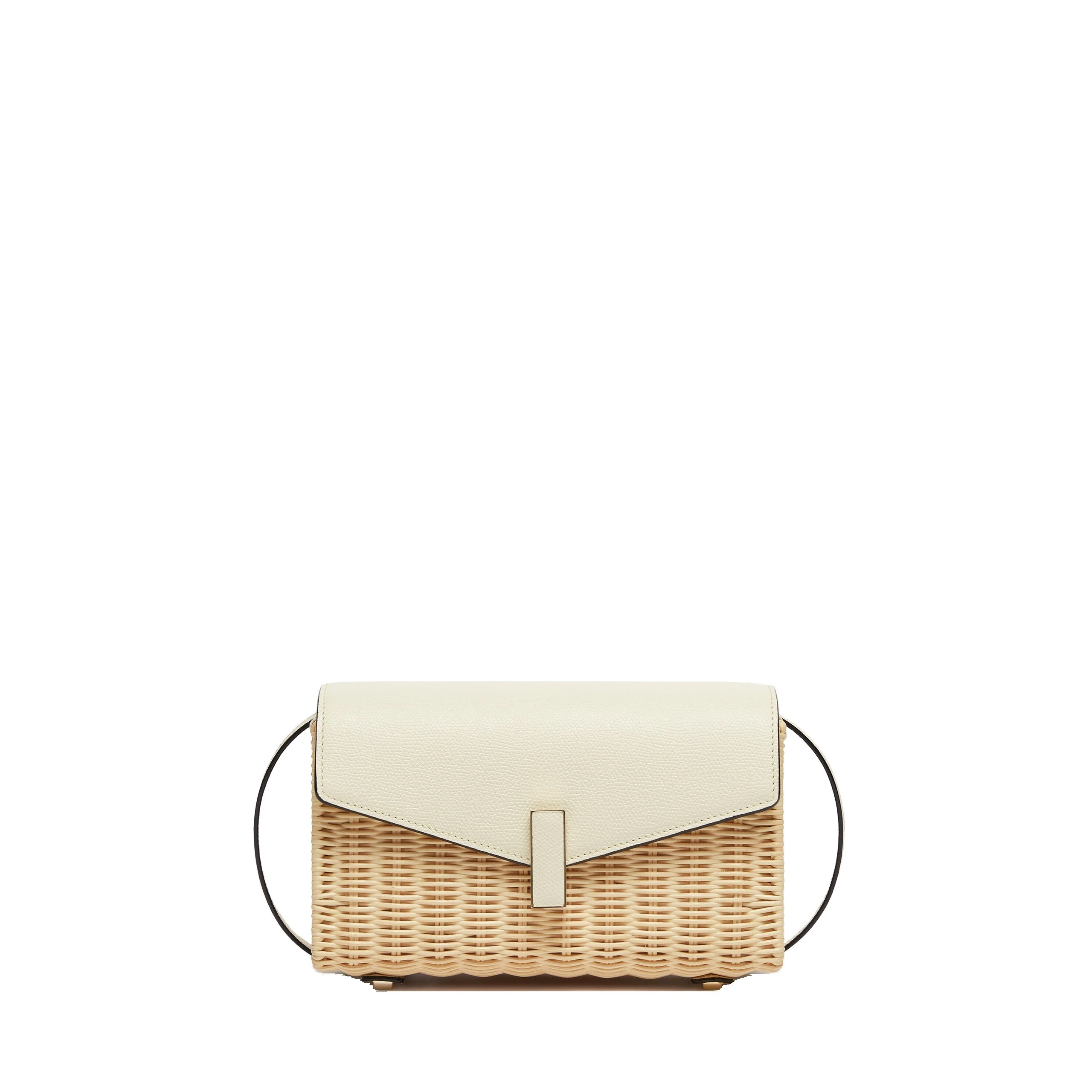 Valextra Iside Wicker Clutch in Beige and Pergamena White Valextra Iside Wicker Clutch in Beige and Pergamena White | Clutch Bags | Luxury Shoes