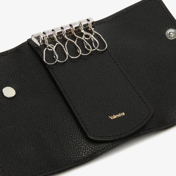 Valextra Key Holder 6 Hooks in Black | Keys Holder | Luxury Shoes 