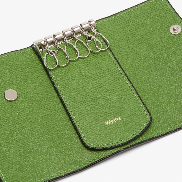 Valextra Key Holder 6 Hooks in Grass Green | Keys Holder | Luxury Shoes 