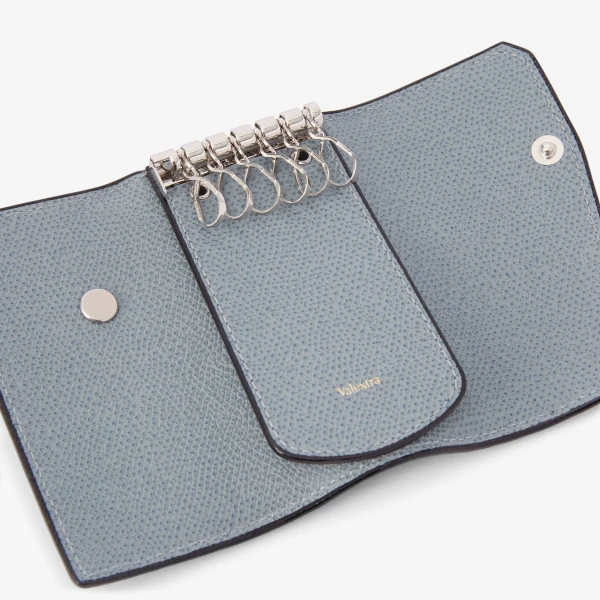 Valextra Key Holder 6 Hooks in Niagara Blue | Keys Holder | Luxury Shoes 