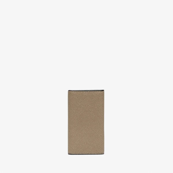 Valextra Key Holder 6 Hooks in Oyster Brown | Keys Holder | Luxury Shoes 
