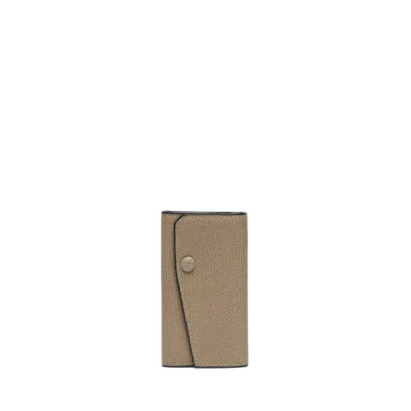 Valextra Key Holder 6 Hooks in Oyster Brown | Keys Holder | Luxury Shoes 
