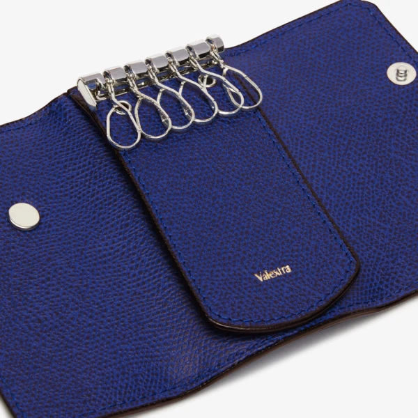 Valextra Key Holder 6 Hooks in Royal Blue | Keys Holder | Luxury Shoes 