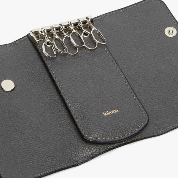 Valextra Key Holder 6 Hooks in Smokey Grey | Keys Holder | Luxury Shoes 