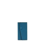 Valextra Key Holder 6 Hooks with Button in Cobalt Blue | Keys Holder | Luxury Shoes 