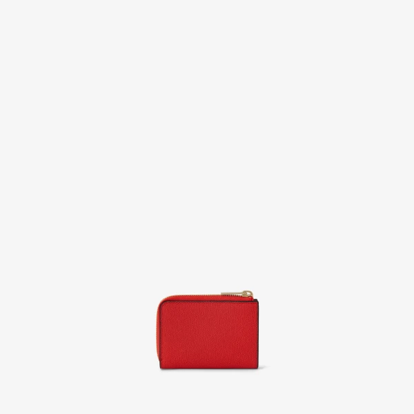Valextra Key Holder Zip Around in Crimson Red | Keys Holder | Luxury Shoes 
