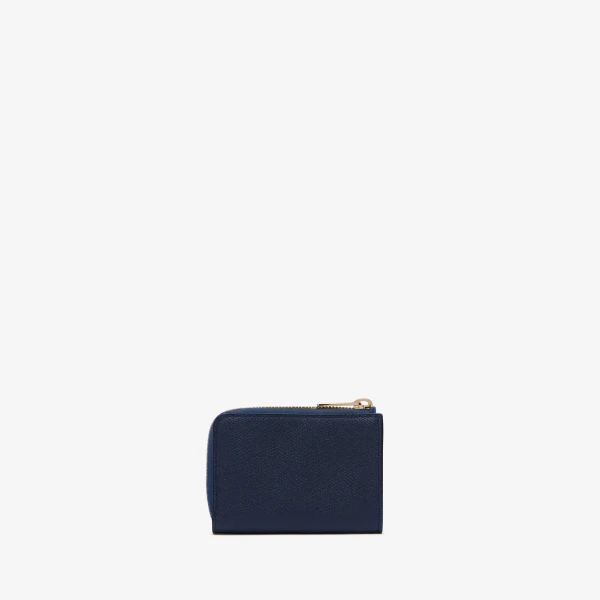 Valextra Key Holder Zip Around in Dark Blue | Keys Holder | Luxury Shoes 