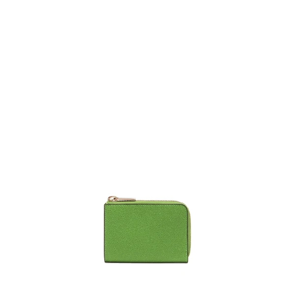 Valextra Key Holder Zip Around in Grass Green | Keys Holder | Luxury Shoes 