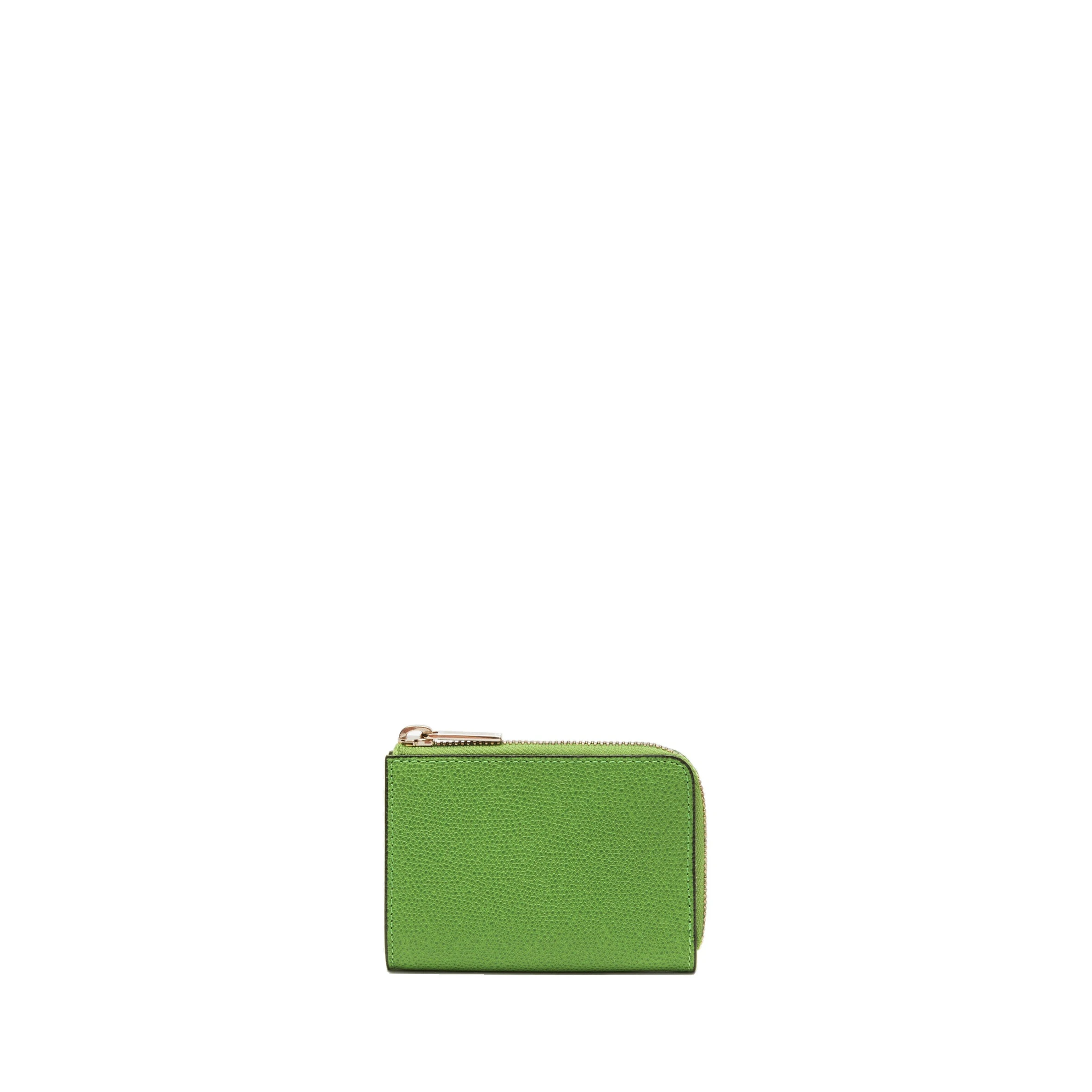 Valextra Key Holder Zip Around in Grass Green Valextra Key Holder Zip Around in Grass Green | Keys Holder | Luxury Shoes