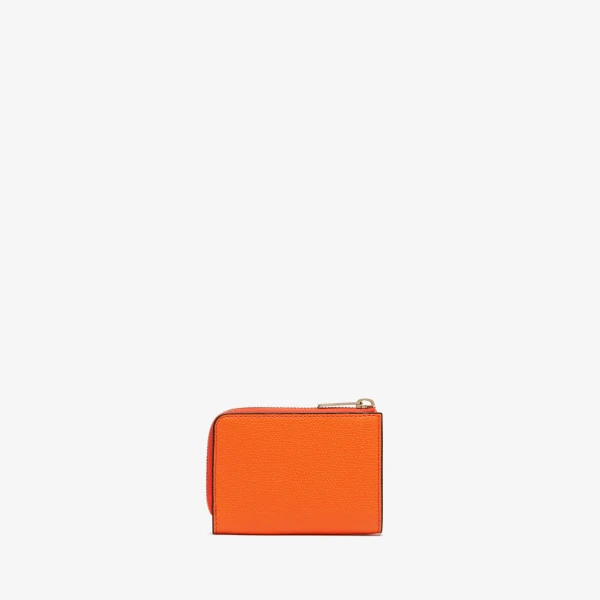 Valextra Key Holder Zip Around in Lobster Red | Keys Holder | Luxury Shoes 