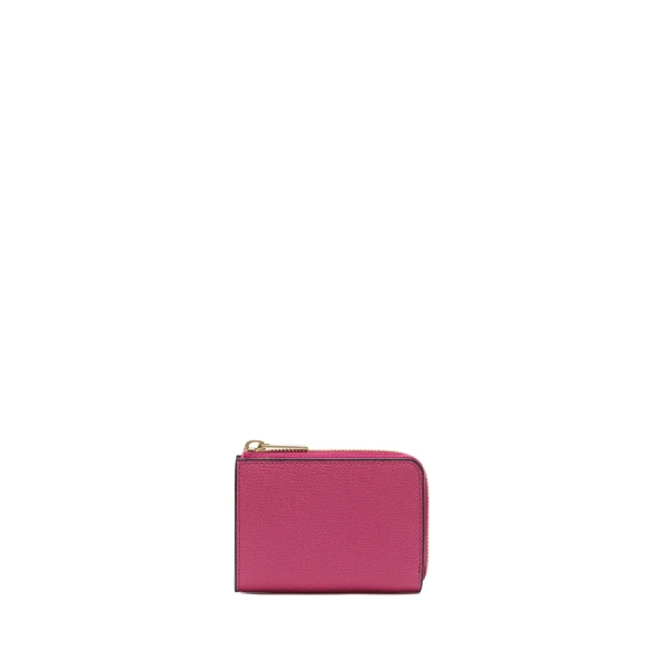 Valextra Key Holder Zip Around in Magenta Red | Keys Holder | Luxury Shoes 