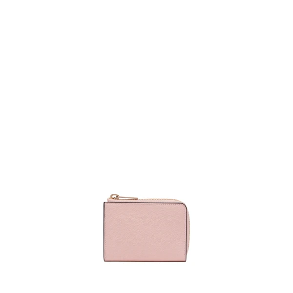 Valextra Key Holder Zip Around in Peony Pink | Keys Holder | Luxury Shoes 
