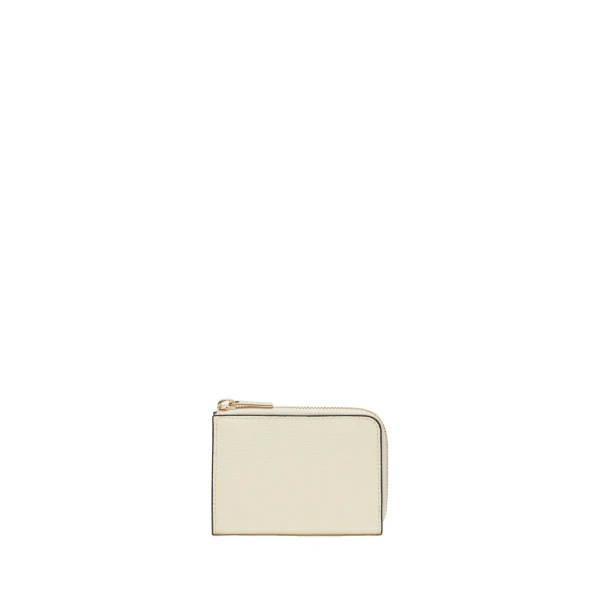 Valextra Key Holder Zip Around in Pergamena White | Keys Holder | Luxury Shoes 