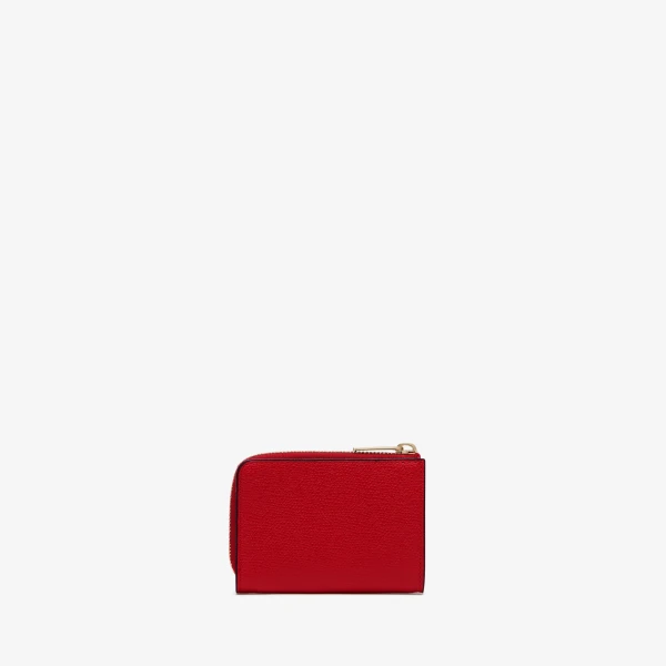 Valextra Key Holder Zip Around in Red | Keys Holder | Luxury Shoes 