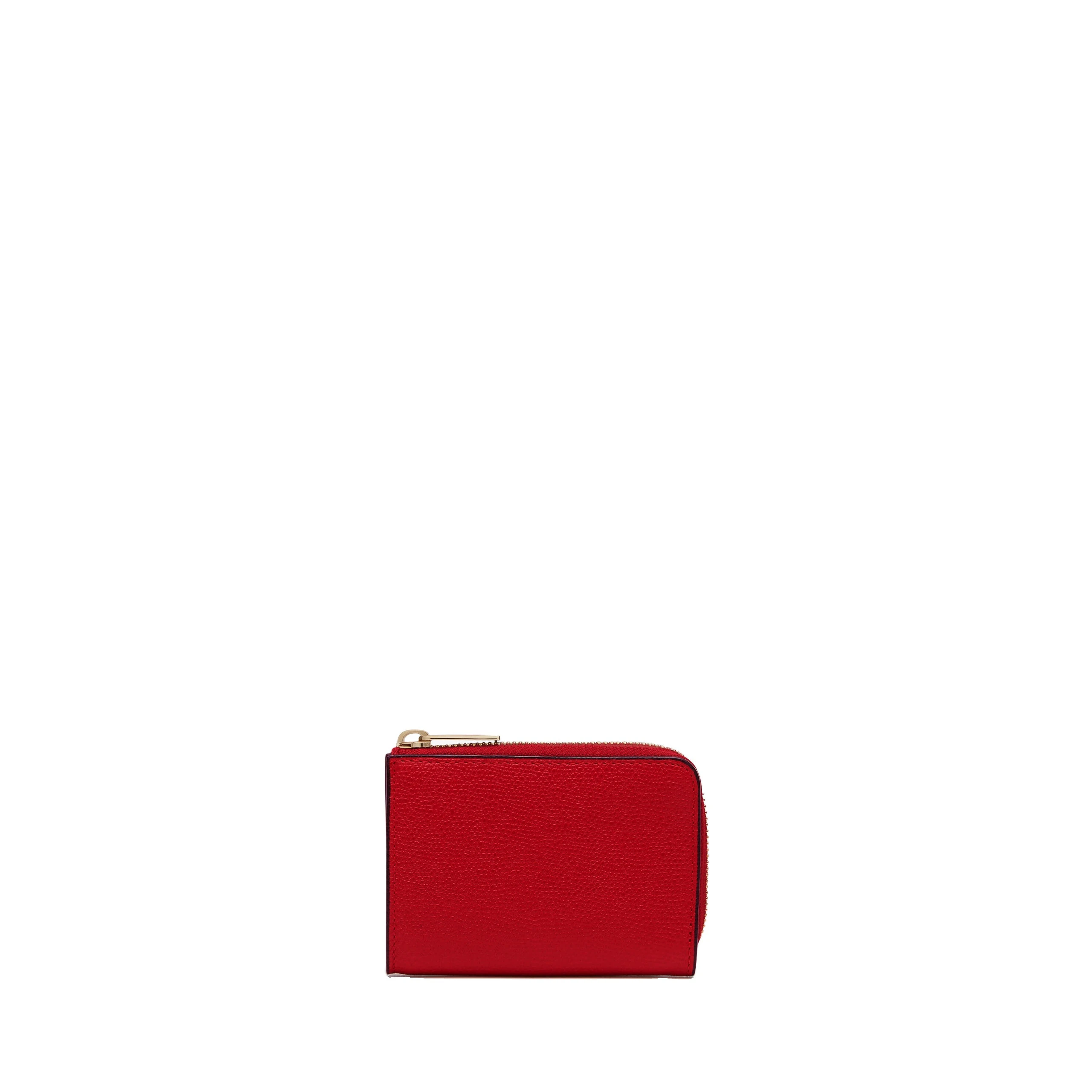 Valextra Key Holder Zip Around in Red Valextra Key Holder Zip Around in Red | Keys Holder | Luxury Shoes
