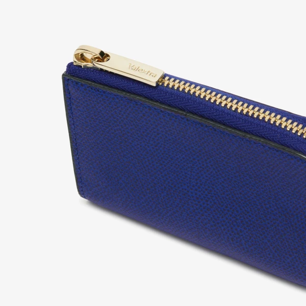 Valextra Key Holder Zip Around in Royal Blue | Keys Holder | Luxury Shoes 