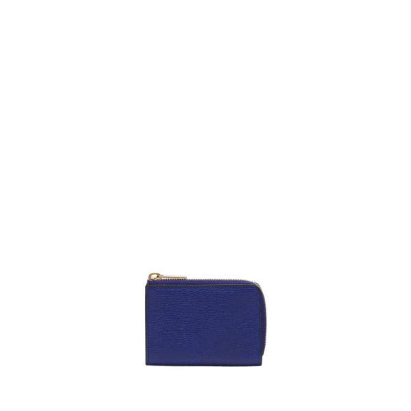 Valextra Key Holder Zip Around in Royal Blue | Keys Holder | Luxury Shoes 