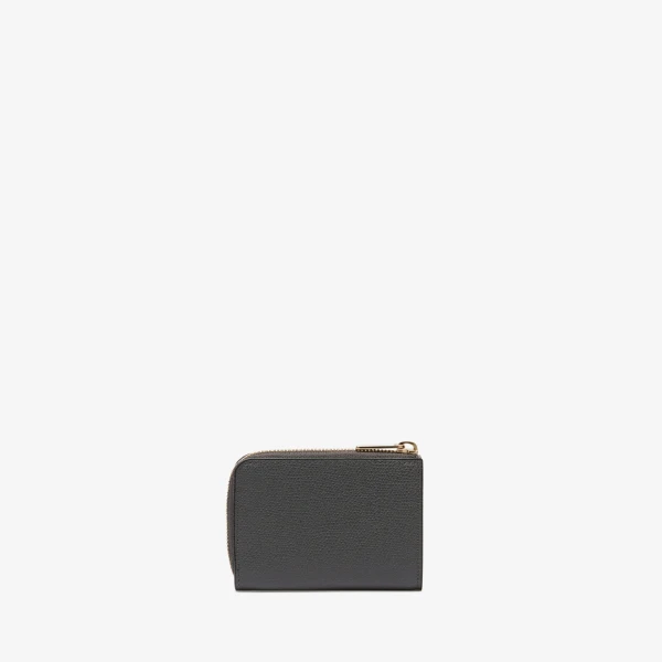 Valextra Key Holder Zip Around in Smokey Grey | Keys Holder | Luxury Shoes 
