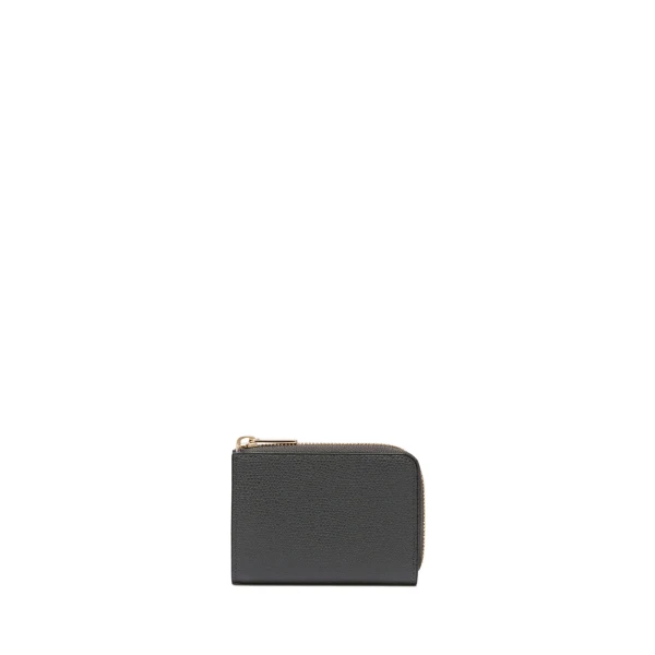 Valextra Key Holder Zip Around in Smokey Grey | Keys Holder | Luxury Shoes 