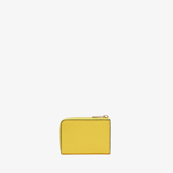 Valextra Key Holder Zip Around in Yellow | Keys Holder | Luxury Shoes 
