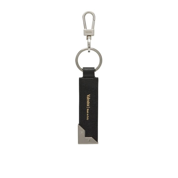 Valextra Key Holder with Metal Corner in Black | Keys Holder | Luxury Shoes 