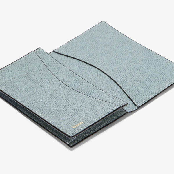 Valextra Lily Card Case Onda in Niagara and Colour Mix | Wallets & Purses | Luxury Shoes 