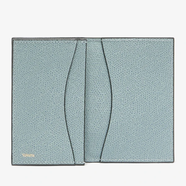 Valextra Lily Card Case Onda in Niagara and Colour Mix | Wallets & Purses | Luxury Shoes 