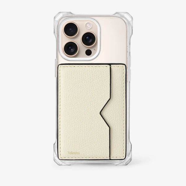 Valextra Magnetic Card Case in Pergamena White | Wallets & Purses | Luxury Shoes 