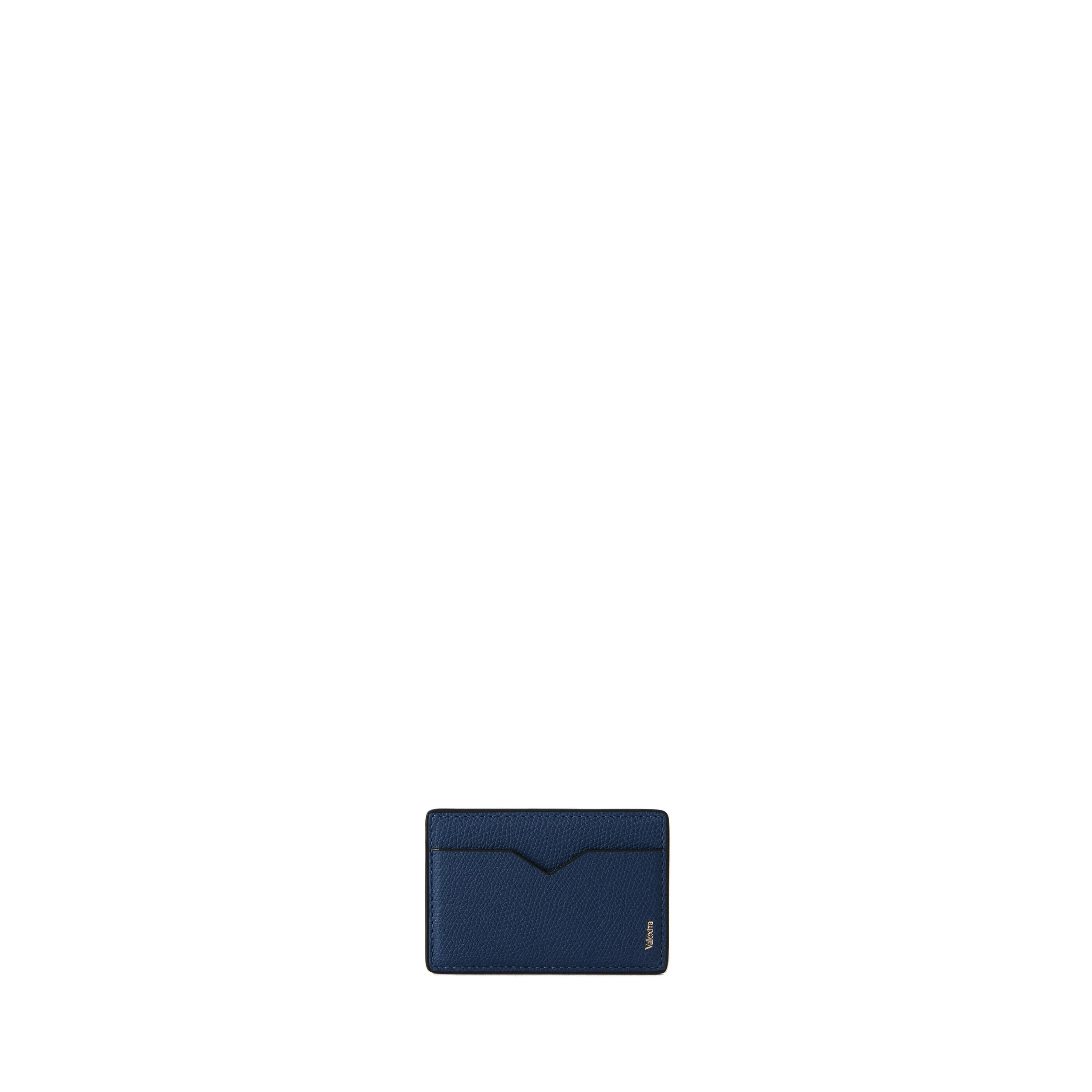 Valextra Magnetic Card Case in Sapphire Blue Valextra Magnetic Card Case in Sapphire Blue | Cases | Luxury Shoes