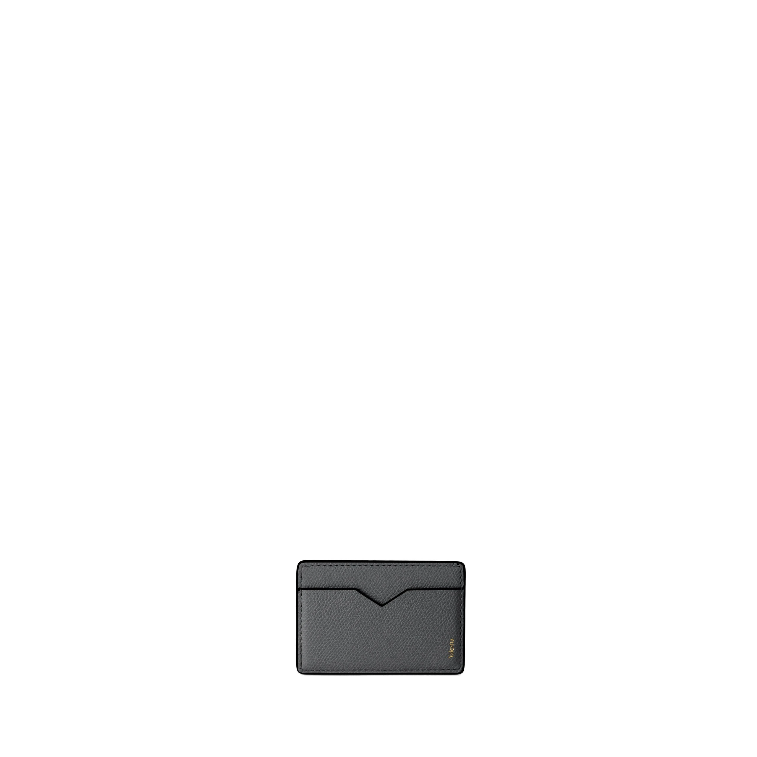 Valextra Magnetic Card Case in Smokey Grey Valextra Magnetic Card Case in Smokey Grey | Wallets & Purses | Luxury Shoes
