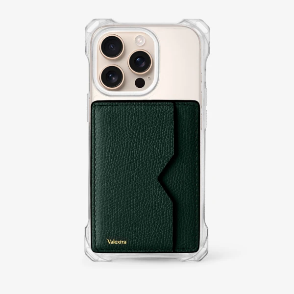 Valextra Magnetic Card Case in Valextra Green | Wallets & Purses | Luxury Shoes 
