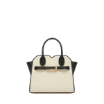 Valextra Milano Chiaroscuro Crossbody Micro Bag in Pergamena White and Black | Shoulder & Crossbody Bags | Luxury Shoes 