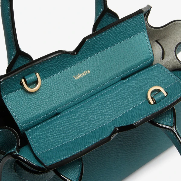 Valextra Milano Crossbody Micro Bag in Bottle Green | Shoulder & Crossbody Bags | Luxury Shoes 